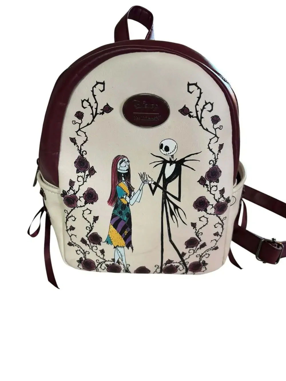 Her Universe Disney The Nightmare Before Christmas Jack And Sally Mini Backpack